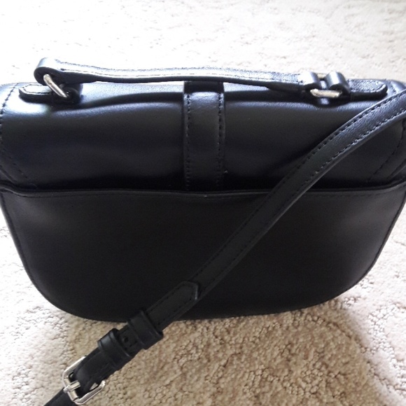 Coach Black Leather Cross Body Bag-Still has tags - Picture 4 of 4